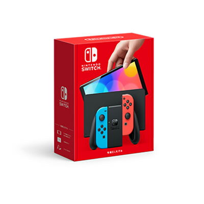 【送料無料・在庫あり】任天堂 Nintendo Switch（有機ELモデル） JOY-CON(L) ネオンブルー/(R) ネオンレッド ★ご注文…