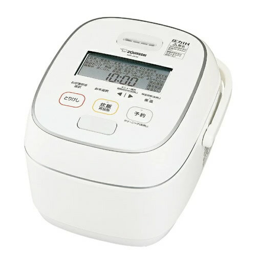 【お得・新品・送料無料・即納】ZOJIRUSHI 圧力IH炊飯ジャー NW-JX10-WA 5.5合炊き ※外箱傷あり（倉庫移動中に箱傷み）