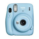 【新品・在庫あり・送料無料】FUJI FILM INSTAX MINI 11 SKY BLUE インスタントカメラ チェキ