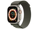 【新品・在庫あり・送料無料】Apple Watch Ultra GPS+Cellularモデル 49mm MNHJ3J/A [グリーンアルパインループ S]