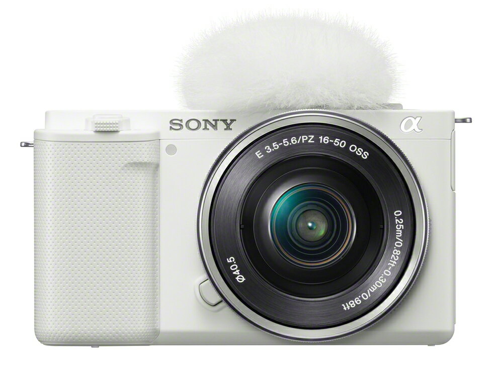 【新品保証印あり・お得・即納・在庫僅か】SONY(ソニー) VLOGCAM ZV-E10L パワーズームレンズキット [ホワイト] ※量販店印あり