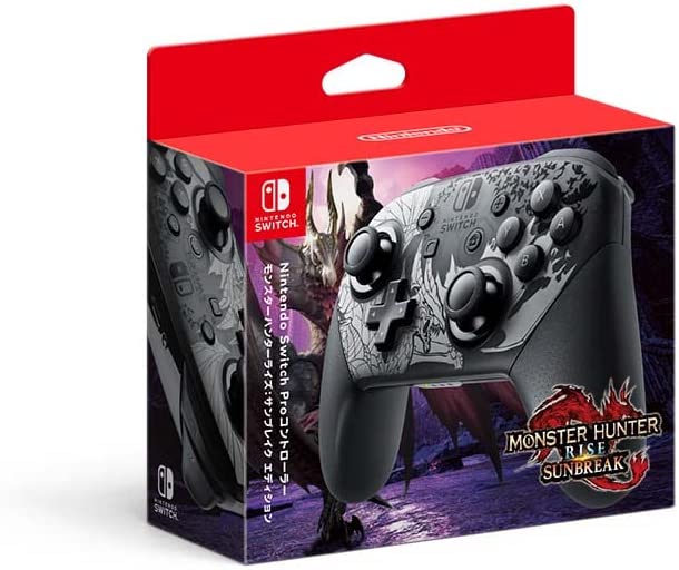 【送料無料 在庫あり】Nintendo Switch Proコントローラー モンスターハンターライズ：サンブレイクエディション