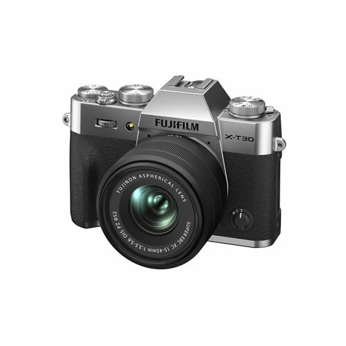 【お得・新品・送料無料・即納】FUJIFILM ミラーレス一眼カメラ X-T30 II XC15-45MMレンズキット シルバー　※倉庫からの移動中に箱傷みあり※ 【外箱傷あり】