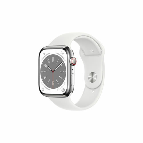 【在庫あり・送料無料】Apple Watch Series 8 GPS+Cellularモデル 45mm MNKE3J/A [シルバーステンレス..
