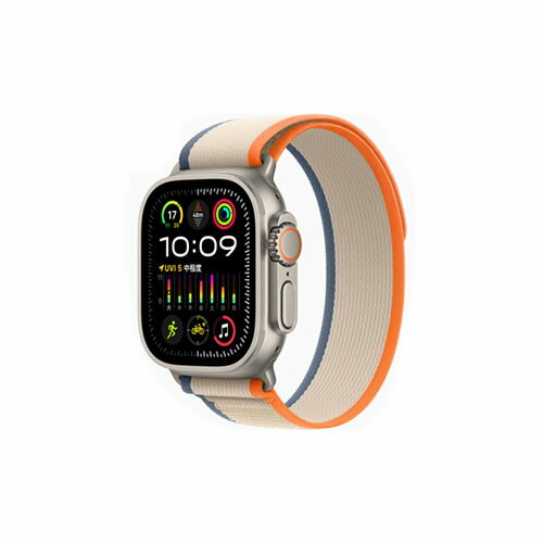 【お得・新品・送料無料・即納】Apple Watch Ultra 2 GPS+Cellularモデル 49mm MRF23J/A [オレンジ/ベージュトレイルループ M/L]　※倉庫からの移動中に箱傷みあり※ 【外箱傷あり】
