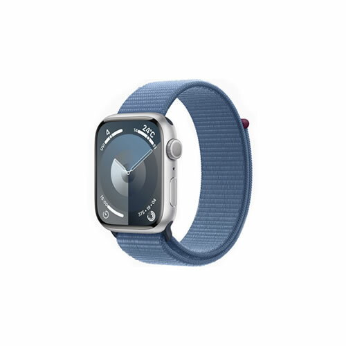 【新品・在庫あり・送料無料】Apple Watch Series 9 GPSモデル MR9F3J/A [シルバー/ウインターブルースポーツループ]