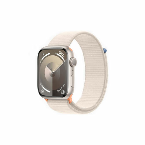 【新品・送料無料】Apple Watch Series9 GPSモデル 45mm MR983J/A [スターライトスポーツループ]