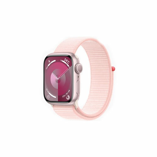 【新品・在庫あり・送料無料】Apple Watch Series 9 GPSモデル 41mm MR953J/A [ピンク/ライトピンクスポーツループ]