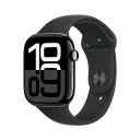 【お得・新品・送料無料・即納】Apple Watch Series 10 GPSモデル 46mm MWWP3J/A [ジェットブラック・ブラックスポーツバンド ...