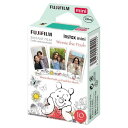 【新品・在庫あり・送料無料】FUJIFILM チェキ インスタントカラーフィルム instax mini用フィルム 絵柄入りフレーム 「くまのプーさん」 1パック(10枚入)【ポスト投函】