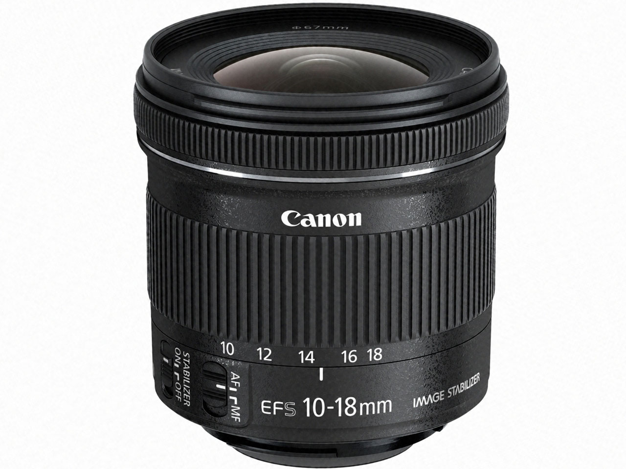 【在庫あり・送料無料】Canon 交換レンズ EF-S10-18 F4.5-5.6 IS STM