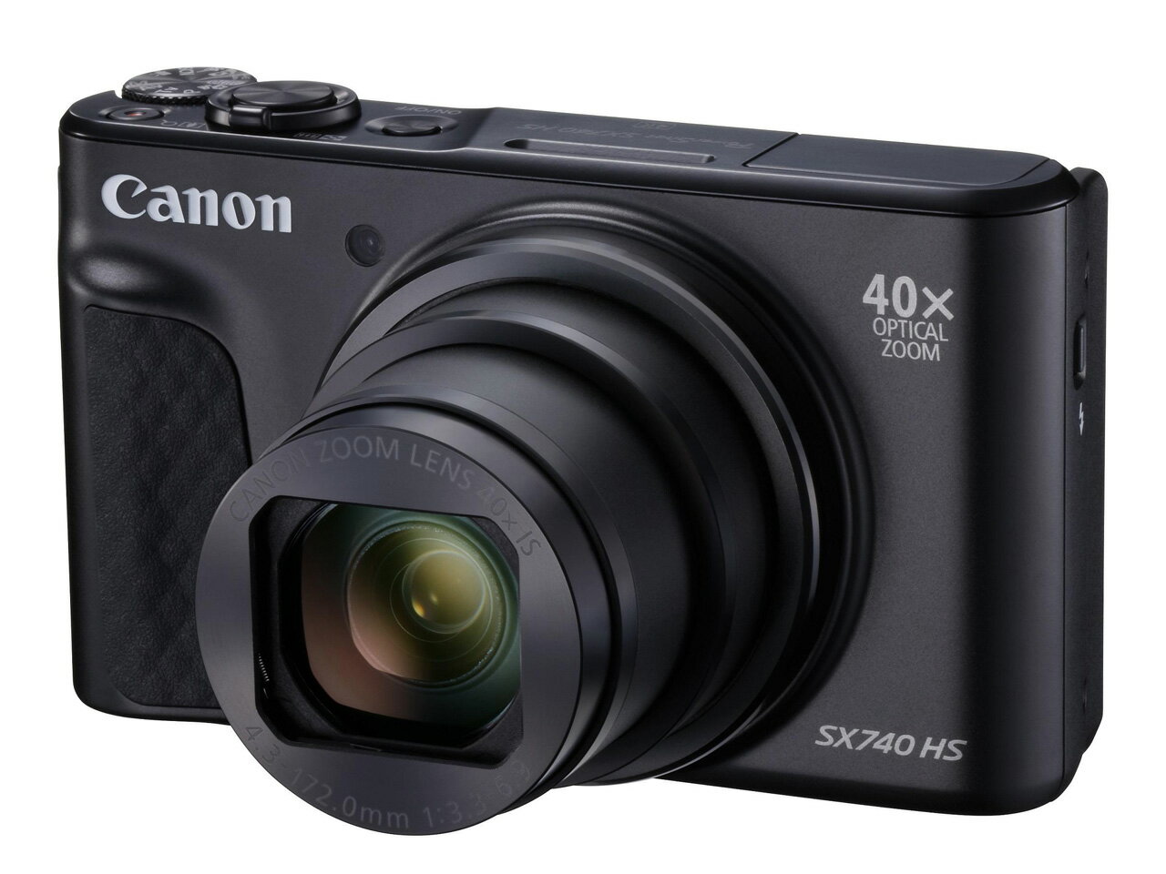 PowerShot 【送料無料・在庫あり】CANON デジタルカメラ PowerShot SX740 HS [ブラック]