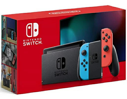 【送料無料・在庫あり】任天堂 Nintendo Switch HAD-S-KABAA JOY-CON(L) ネオンブルー/(R) ネオンレッド ★ご注文後のお届け先変更＆転送不可★