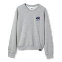 【ZIZONE】PINGO WHITE SOCKS_CREW NECK_GREY_L