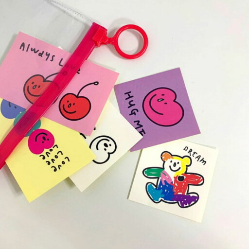 【Sasim Goods】Love sticker pack 【Sasim Goods】Love sticker pack