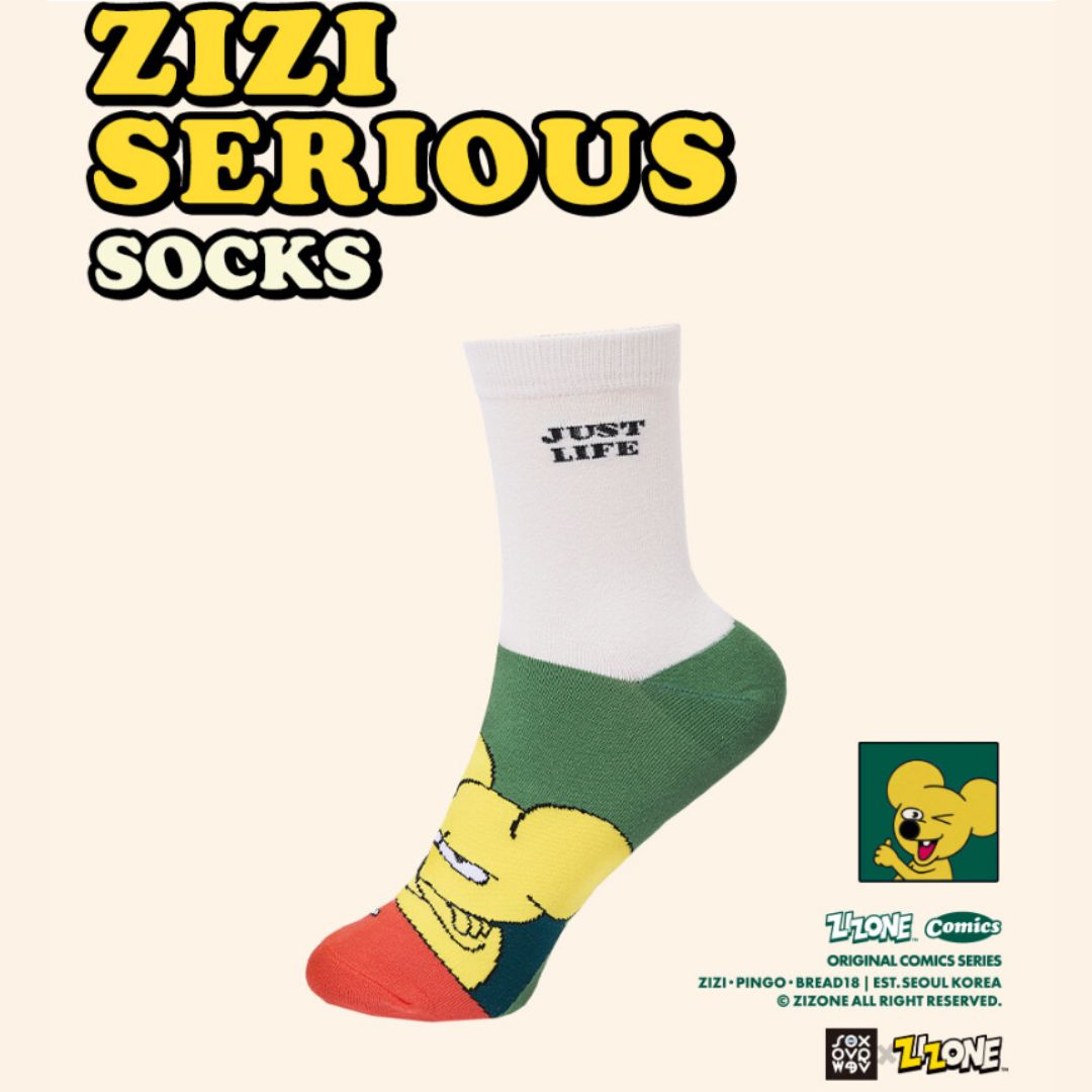 【ZIZONE】Zizi Serious Socks