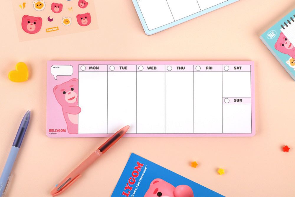 BELLYGOMweekly desk pad(2TYPES)
