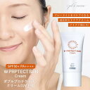  UV下地 日差し対策 UVケア SPF50+ PA++++ pl &eacute; verre W PROTECT SUN ダブルプロテクトサン クリーム プレヴェール 塗る紫外線対策クリーム 紫外線ケア ブルーライト アウトドア 外出 スキンケア 美容グッズ