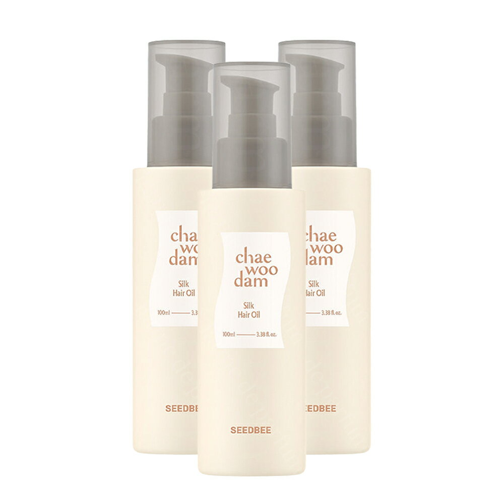 【まとめ買い】【100ml×3本】【韓国コスメ】【公認店 新品】 チャウダム シルク ヘアオイル ヘアケア 頭皮ケア 洗い流さない シルクヘアオイル 髪 頭皮 ボディ 保湿 つや なめらか ハリ コシ スタイリング アウトバストリートメント シルク 無添加 シリコンフリー 韓国