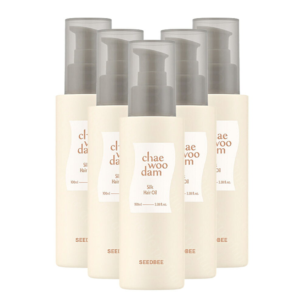【まとめ買い】【100ml×5本】【韓国コスメ】【公認店 新品】 チャウダム シルク ヘアオイル ヘアケア 頭皮ケア 洗い流さない シルクヘアオイル 髪 頭皮 ボディ 保湿 つや なめらか ハリ コシ スタイリング アウトバストリートメント シルク 無添加 シリコンフリー 韓国