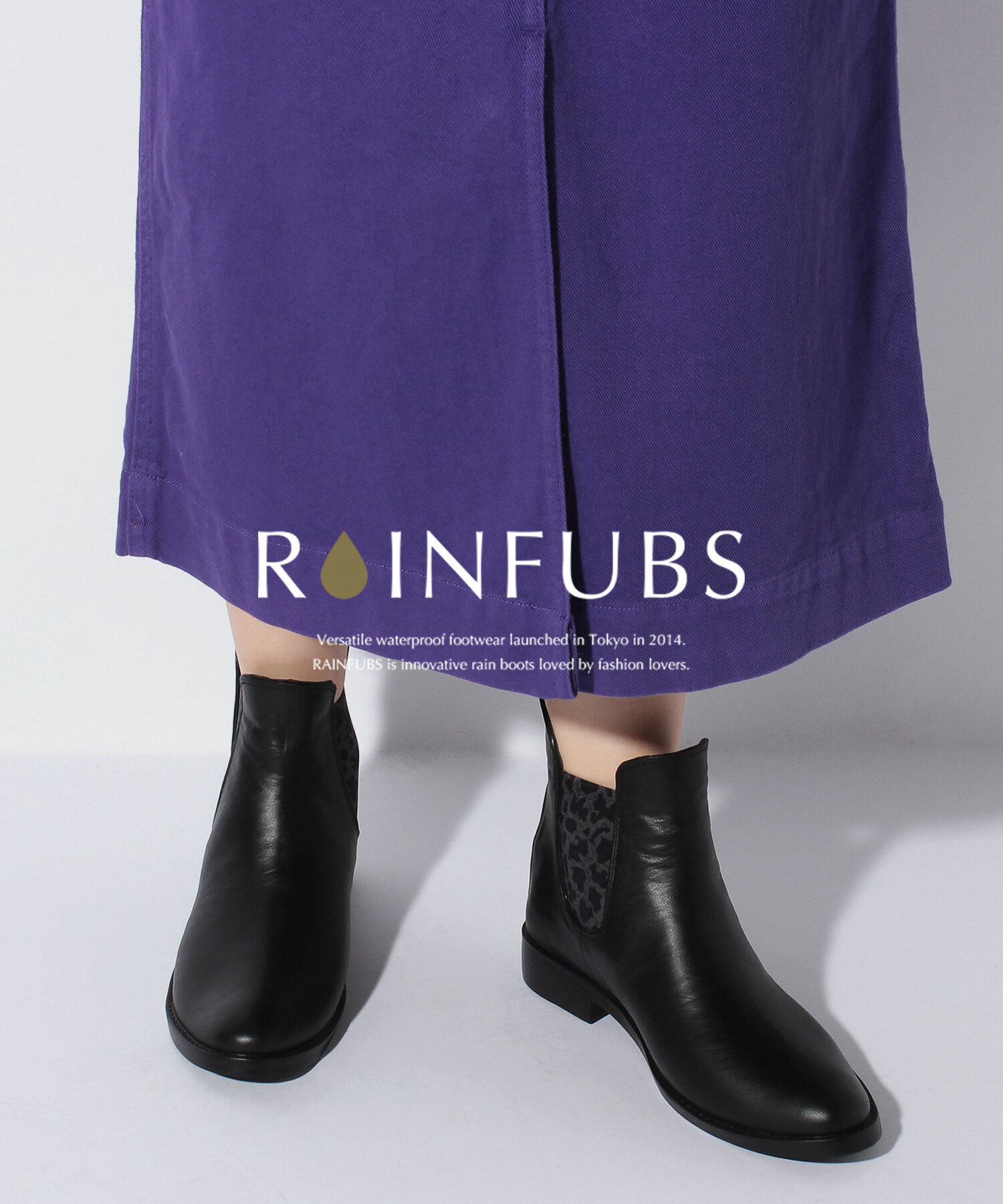 レインファブス 【旧モデルのアウトレット】RAINFUBS レインファブス サイドゴアレインブーツ 23~25cm レディース 女性 レインブーツ サイドゴアブーツ 防水 完全防水 雨晴兼用 通勤 おしゃれ かわいい シューズ ショートブーツ 靴 レディース靴 レインシューズ 長靴 ブーツ