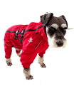 ASMPET 犬 レインコート 完全防水 中型犬 大型犬 レインコート 犬 レインコート カッパ 防水 防雪 防塵 犬 レインコート ポンチョ 通気 軽量 お腹...