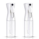 スプレーボトル Uervoton アルコール対応 霧吹き 連続噴射 200ml 2個セット 極細かい霧 ミスト 観葉植物用 園芸 除菌消毒用 爬虫類 清掃用 美...