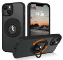 VENINGO いPhone14 ケース iPhone 13 ケース MagSafe対応 マグネット搭載 隠しスタンド リング付き 携帯ケース ワイアレス充電対...