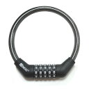 ENGG 自転車 鍵 ワイヤーロック 自転車ロック 長1200/1500mm 横断面直径12mm 5桁 防盗 (ブラック(新モデル370mm))
