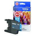 ブラザー工業 【brother純正】インクカートリッジシアン LC12C 対応型番:MFC-J6710CDW、MFC-J710D、DCP-J940N、DCP-J540N 他(2)
