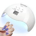 NAILGIRLS LED & UV ネイルライト 48W ジェルネイル ライト レジン用 硬化ライト 全ジェル対応 手足両用 自動感知センサー 三階段タイマー...
