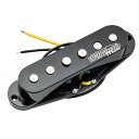 Wilkinson LOW GAUSSヴィンテージトーンセラミックストラトスタイルのギターブリッジ用ピックアップ、ブラック