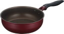 サーモス デュラブルシリーズ 炒め鍋 24cm レッド IH対応 KFH-024D R