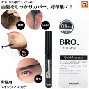 ＼最大1000円offクーポンも！／眉マスカラ メンズ ブラック BRO. FOR MEN Quick Mascara 男性用クイックマスカラ 白髪隠し 眉毛 もみあげ あごひげ マスカラ 黒 アイブロウ 眉毛メイク 眉毛の白髪隠し 眉毛マスカラ