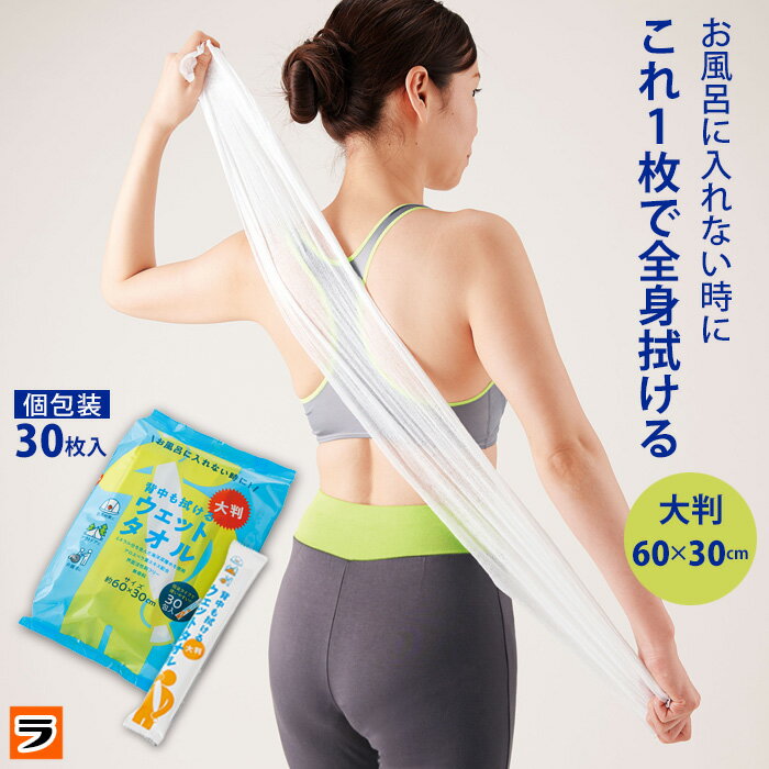 1枚で全身ふける ウェットタオル 大判 大きめ 日本製 コジット 使い捨て 水のいらない ボディタオル 5年 長期保存 個包装 小分け 身体 体を拭くシート タオル 災害 防災 からだふき 体拭きシート 入院 介護 高齢者 便利グッズ