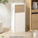 ゴミ箱 45Lタイプ 26cm幅 グレージュ ホワイト ダストボックス くずかご くず入れ ごみ入れ スイング扉付き 扉付きゴミ箱 幅26cm 奥行30cm 高...