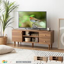 テレビ台 100cm幅 ブラウン ナチュラル TV台 TVラック TVボード テレビラック テレビボード ローボード 脚付きテレビ台 おすすめ おしゃれ 北欧 ...