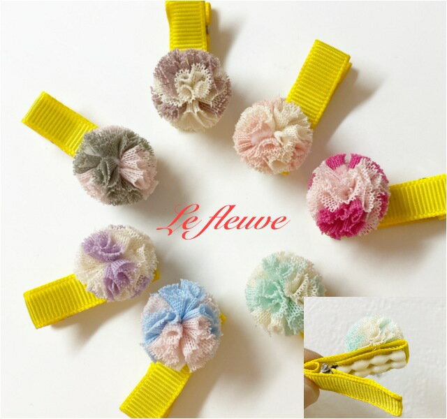 【滑り止め付き】赤ちゃん ヘアクリップ ポンポンチュールヘアクリップ ひなまつり ひな祭り ヘアピン ベビーピン ポンポンピン 赤ちゃんヘアアレンジ 写真 撮影 子供ヘアアクセ 子供ヘアピン プレゼント おしゃれ ベビーヘアクリップ 赤ちゃん可愛いピン