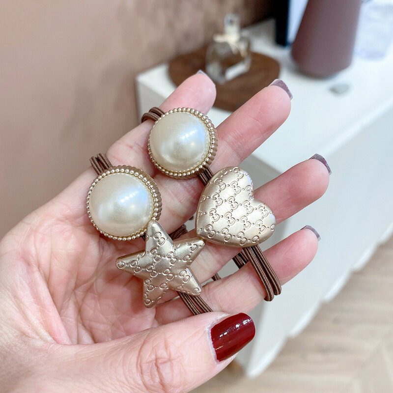 ヘアゴム 大人 2本 セット グッチ GUCCI Gucci パール シンプル おしゃれ 大人っぽい 大人女子 アクセサリー 跡がつかない 飾りなし 大量 福袋 かわいい 仕事 キッズ 子供 可愛い ロープ プレゼント キラキラ ラメ からまない 結婚式 ヘアアクセサリー 黒