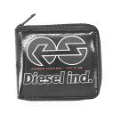 ディーゼル 財布（レディース） ディーゼル DIESEL X08996 P4635 T8013 二つ折り小銭付き財布 BKブランド 高級 贈り物 ギフト プレゼント 誕生日