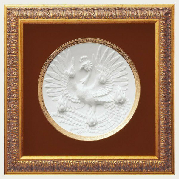 ノリタケ 陶額 レリーフ陶額 “鳳凰”