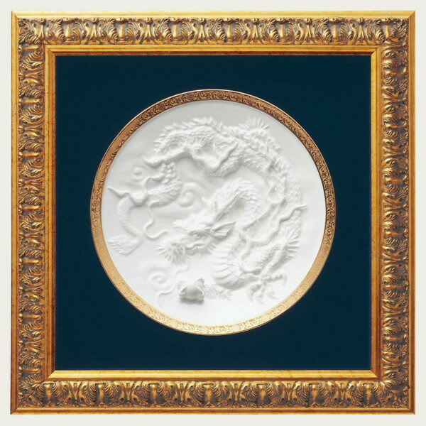 ノリタケ 陶額 レリーフ陶額 “竜”