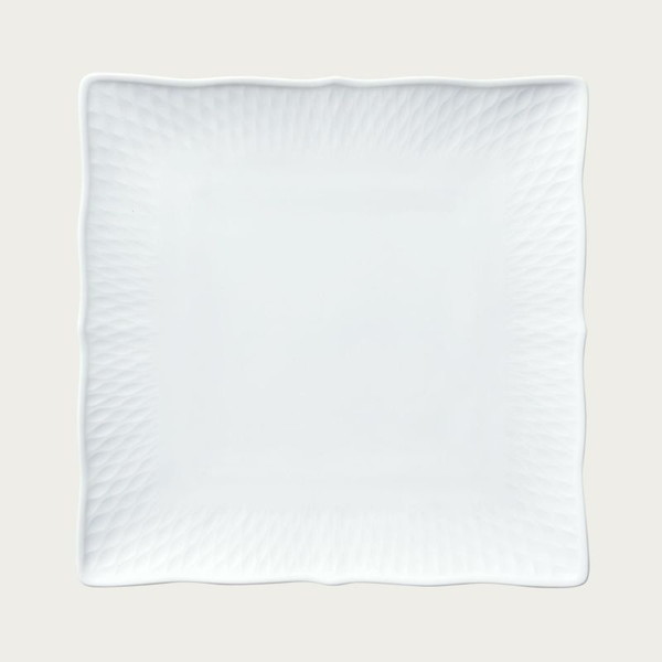 ノリタケ シェール ブラン 23cmスクエアプレート 送料無料 ブランド 洋食器 高級 おしゃれ かわいい 豪華 モダン 人気 おすすめ 結婚 引き出物 ギフト