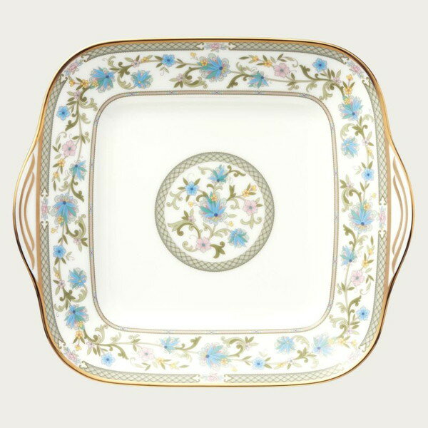 ノリタケ ヨシノ 28.5cmスクエアプレート 送料無料 ブランド 洋食器 高級 おしゃれ かわいい 豪華 モダン 人気 おすすめ 結婚 引き出物 ギフト