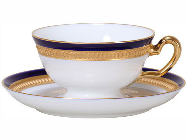 大倉陶園 ロイヤルブルークラウン(瑠璃エンボス) カップ&ソーサー 送料無料 ブランド 洋食器 高級 おしゃれ かわいい 豪華 モダン 人気 おすすめ 結婚 引...