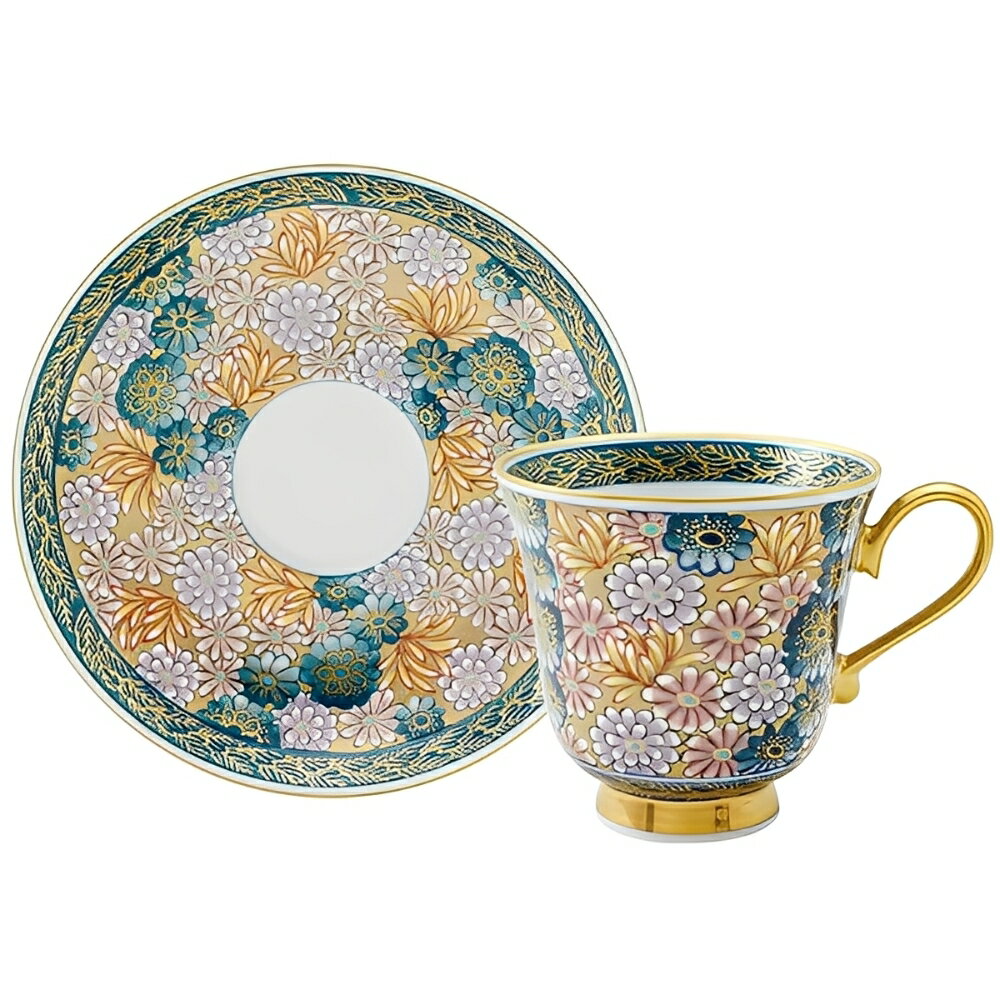 弥左ヱ門 珈琲碗皿 寒菊 送料無料 ブランド 洋食器 高級 おしゃれ かわいい 豪華 モダン 人気 おすすめ 結婚 引き出物 ギフト