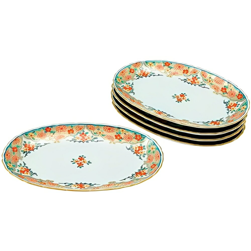 【楽天スーパーSALE期間限定価格】弥左ヱ門 銘々皿 佐賀錦 5 枚セット 木箱入