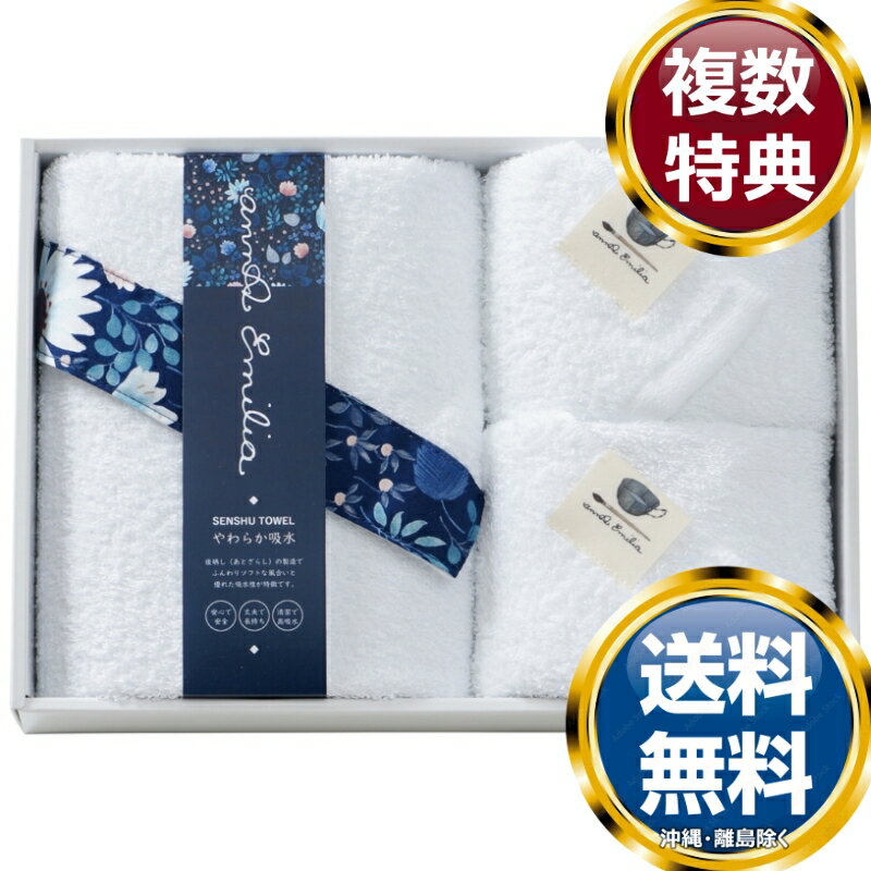 アンナ エミリア タオルセット 送料無料 香典返し 返礼品 贈答品 ギフト ギフトセット 詰め合わせ 手土産 高級 話題 人気 おすすめ