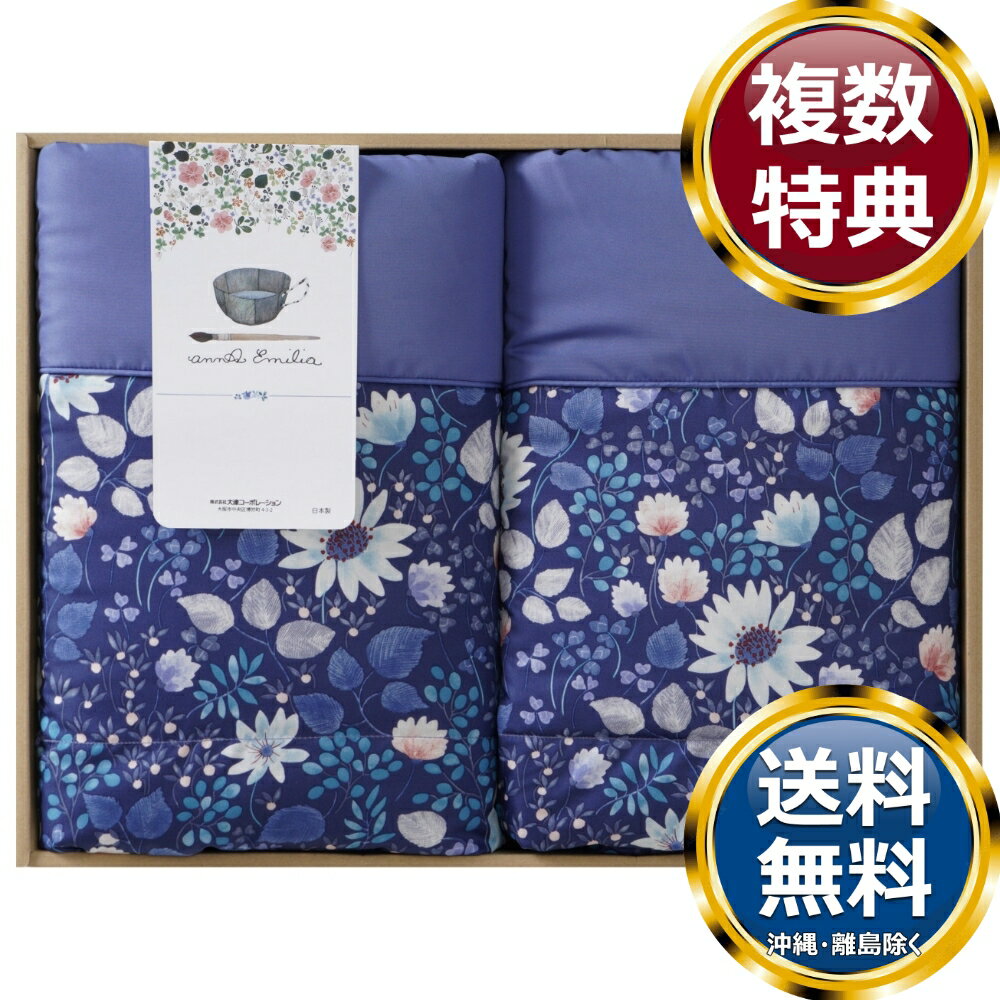 樂天商城 - アンナ エミリア 洗える羽毛肌掛ふとん2P 送料無料 香典返し 返礼品 贈答品 ギフト ギフトセット 詰め合わせ 手土産 高級 話題 人気 おすすめ