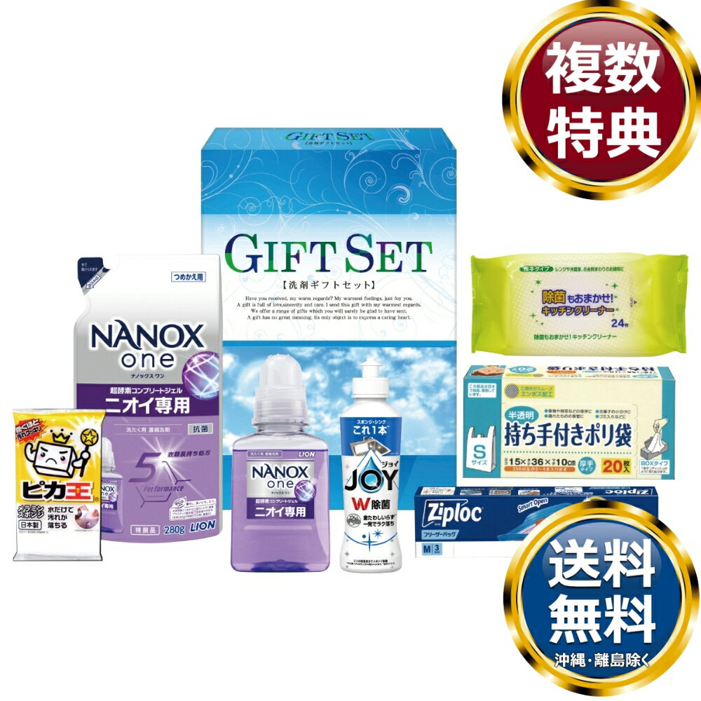 ナノ洗浄バラエティ洗剤セット 送料無料 香典返し 返礼品 贈答品 ギフト ギフトセット 詰め合わせ 手土産 高級 話題 人気 おすすめ